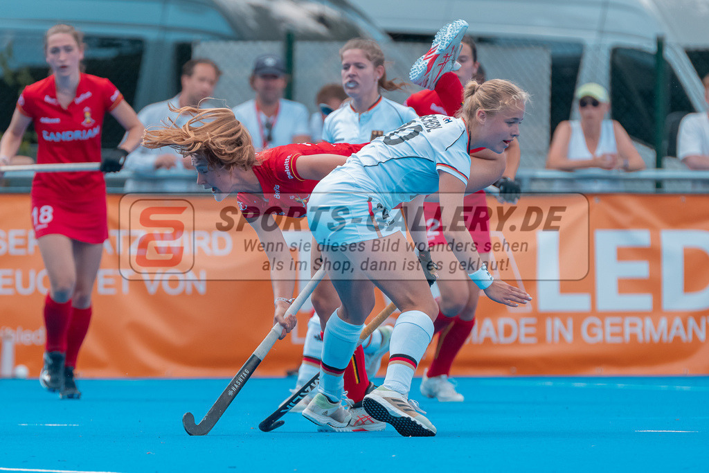 HK_20230712_101527 | Euro Hockey WU18 Belgium vs Germany Championship Girls &amp; Boys am 12.7.2023 CHTC , Krefeld ,