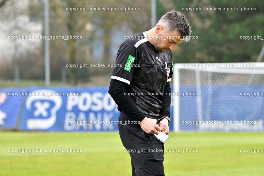 SAK vs. VST Völkermarkt | Michael Terbul Referee, SAK vs. VST Völkermarkt, SAK vs. VST Völkermarkt am 21.03.2026 in Klagenfurt (Sportpark Welzenegg), Austria, (Photo by Bernd Stefan)