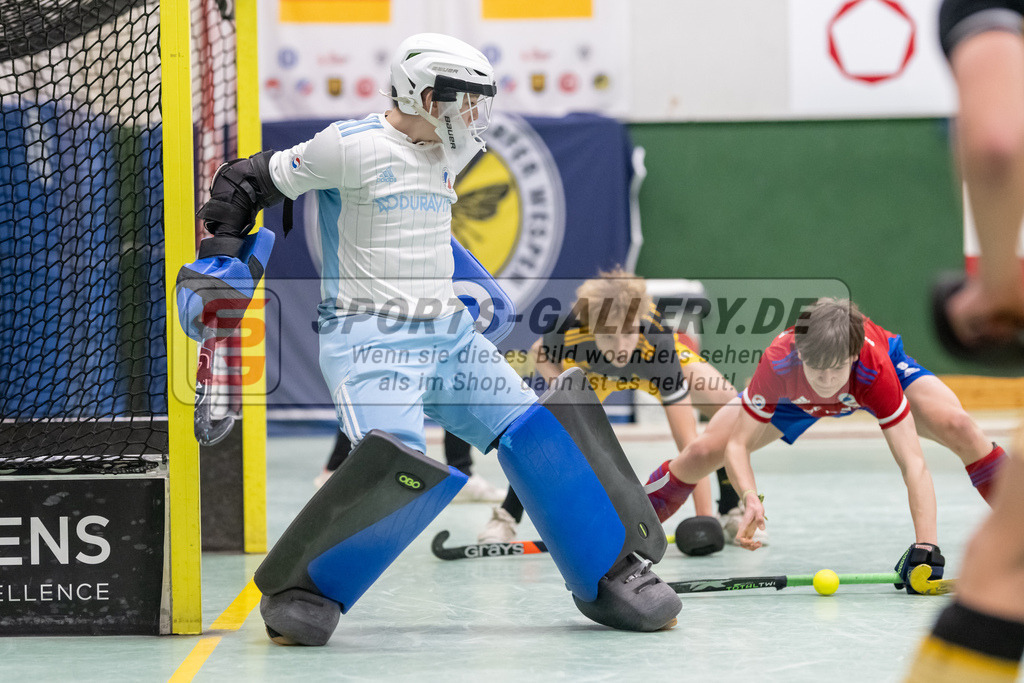 SFE_20230305_0040 | Deutsche Meisterschaft Männliche U16 Halle 2023 am 05.03.2023 in Köln (KTHC Stadion Rot-Weiss Köln Tennis and Hockey Club), Photo: Stephan Fehrmann 2022 (Sports-Gallery)