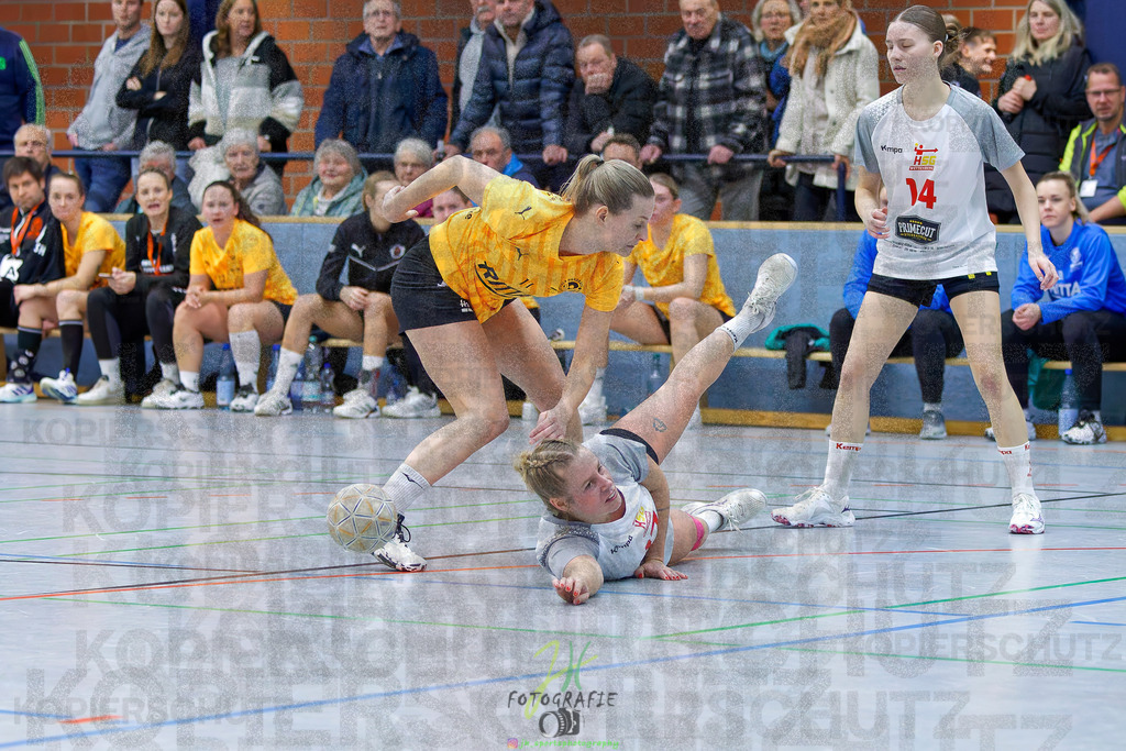 Frauen Oberliga Mitte (HHV); HSG Eibelshausen/Ewersbach - HSG Wettenberg II | Frauen Oberliga Mitte (HHV); HSG Eibelshausen/Ewersbach - HSG Wettenberg II am 13.12.2025 in Steinbrücken (Sporthalle am Hammerweiher)Photo © 2025 - Jörg Heinrich - Realisiert mit Pictrs.com