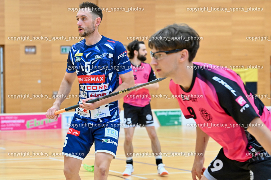 VSV Unihockey vs. Wiener Floorball Verein | #5 Michael Kanduth VSV Unihockey, VSV Unihockey vs. Wiener Floorball Verein, VSV Unihockey vs. Wiener Floorball Verein am 18.05.2025 in Villach (Ballspielhalle St. Martin), Austria, (Photo by Bernd Stefan)