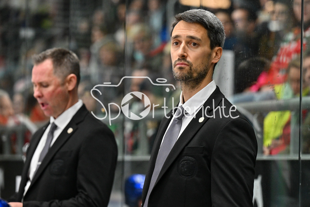 Augsburger Panther - Iserlohn Roosters | Im Bild Panther Torwart Trainer Dennis ENDRAS / Freisteller / Einzelfoto / DEL: Augsburger Panther - Iserlohn Roosters, Curt Frenzel Stadion am 17.11.2024