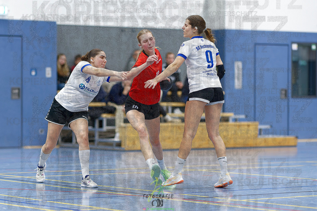 Frauen 2. Bezirksklasse; SG Rechtenbach - HSG Linden II | Frauen 2. Bezirksklasse; SG Rechtenbach - HSG Linden II am 16.11.2025 in Rechtenbach (Sporthalle Rechtenbach)Photo © 2025 - Jörg Heinrich - Realisiert mit Pictrs.com