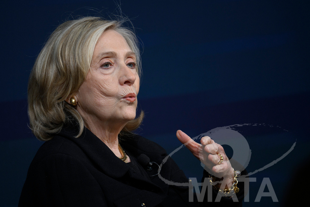 _DWA3719 | Die US-Politikerin Hillary Clinton auf der Veranstaltung Bridging Scholarship and Statecraft im Rahmen der Münchner Sicherheitskonferenz 2026. München, 13.02.2026 Bayern Deutschland  - Realisiert mit Pictrs.com