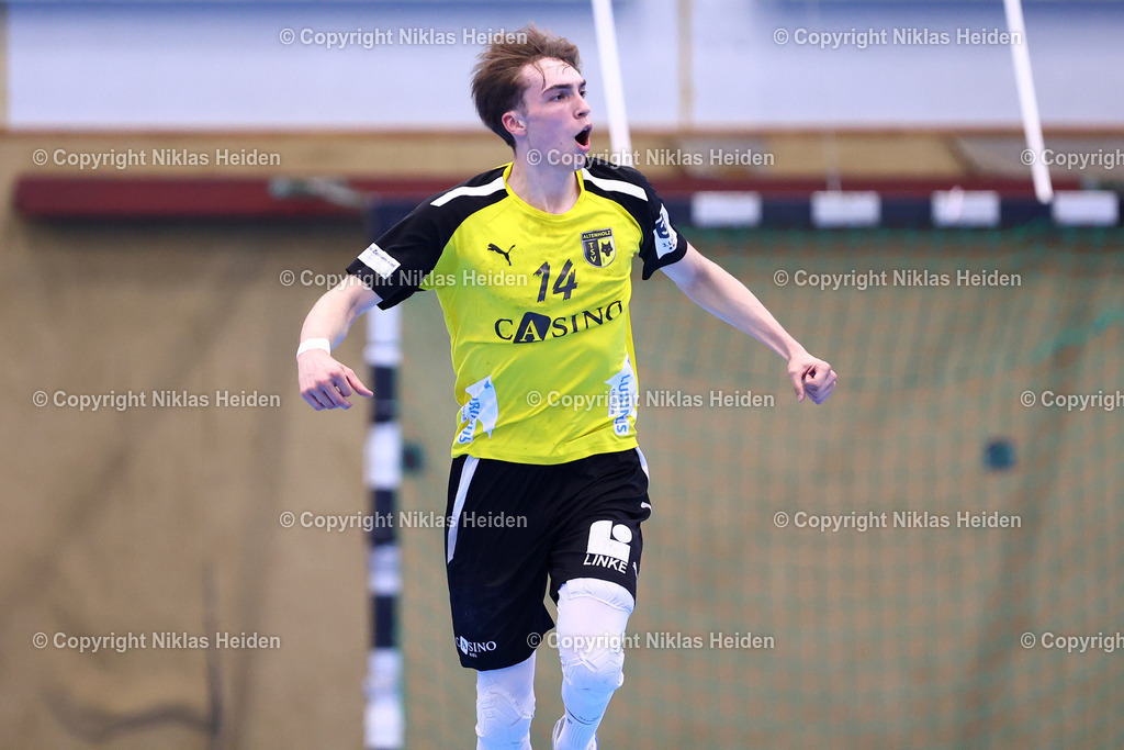 NH_TSVAltenholz_FuechseBerlinII_HandballMaenner3Liga_02052026 | #14 Ben Szilagyi (TSV Altenholz)Handball I Herren I  3. Liga Männer - Staffel Nord-Ost I Saison 2025-2026 I 29. Spieltag I TSV Altenholz - Füchse Berlin Reinickendorf II I 02.05.2026 I Edgar-Meschkat-Halle