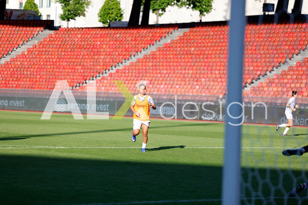 GC Zürich vs FC Zürich - AXA Women’s Super League Playoffs - Stadion Letzigrund | ALILA BELÉN IPPOLITO of Grasshopper Club Zürich before the AXA Women’s Super League Playoffs quarter-final second leg between GC Zürich and FC Zürich at Stadion Letzigrund, Zurich, Switzerland. - Realisiert mit Pictrs.com