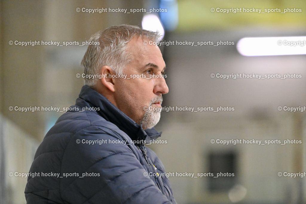 ESC Steindorf vs. EHC Althofen | Headcoach EHC Althofen Ressmann Gerald, ESC Steindorf vs. EHC Althofen, ESC Steindorf vs. EHC Alhofen am 03.03.2024 in Steindorf (Ossiachersee Halle), Austria, (Photo by Bernd Stefan)