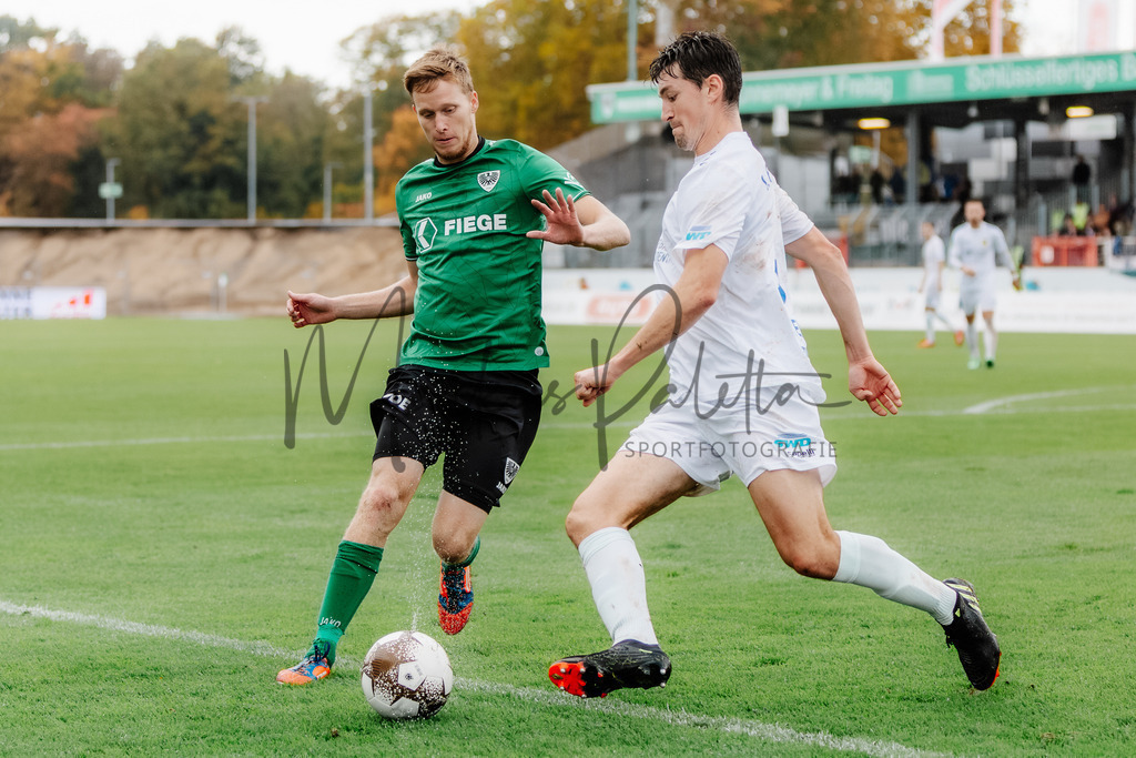 Regionalliga West, Saison 2022/2023, 13. Spieltag: SC Preußen Münster - 1. FC Düren | Regionalliga West, Saison 2022/2023, 13. Spieltag: SC Preußen Münster - 1. FC Düren am 22.10.2022 in Münster (Preußenstadion), Deutschland, Foto: sportfotografie.ms | Markus Paletta - Realisiert mit Pictrs.com