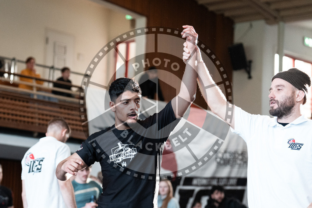 20251129PBB7483 | Fighters compete during the luta livre competition ILLCS XI winter edition on November 29, 2025 in Hannover, Germany.