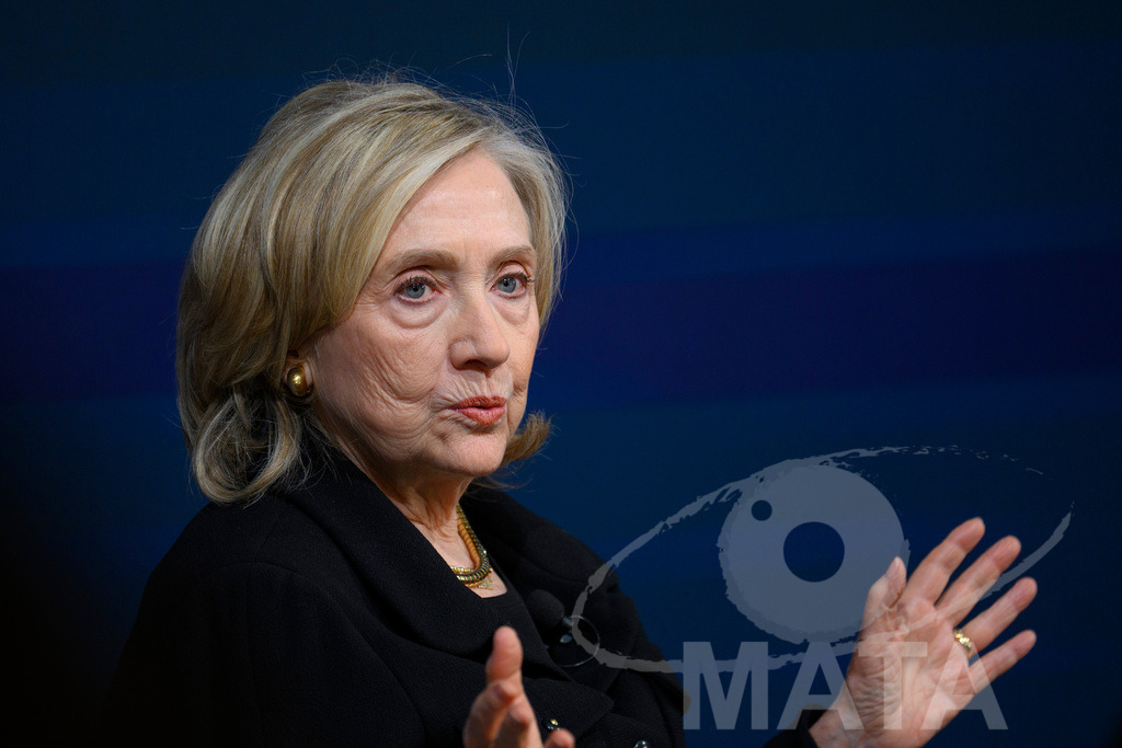 _DWA4040 | Die US-Politikerin Hillary Clinton auf der Veranstaltung Bridging Scholarship and Statecraft im Rahmen der Münchner Sicherheitskonferenz 2026. München, 13.02.2026 Bayern Deutschland  - Realisiert mit Pictrs.com