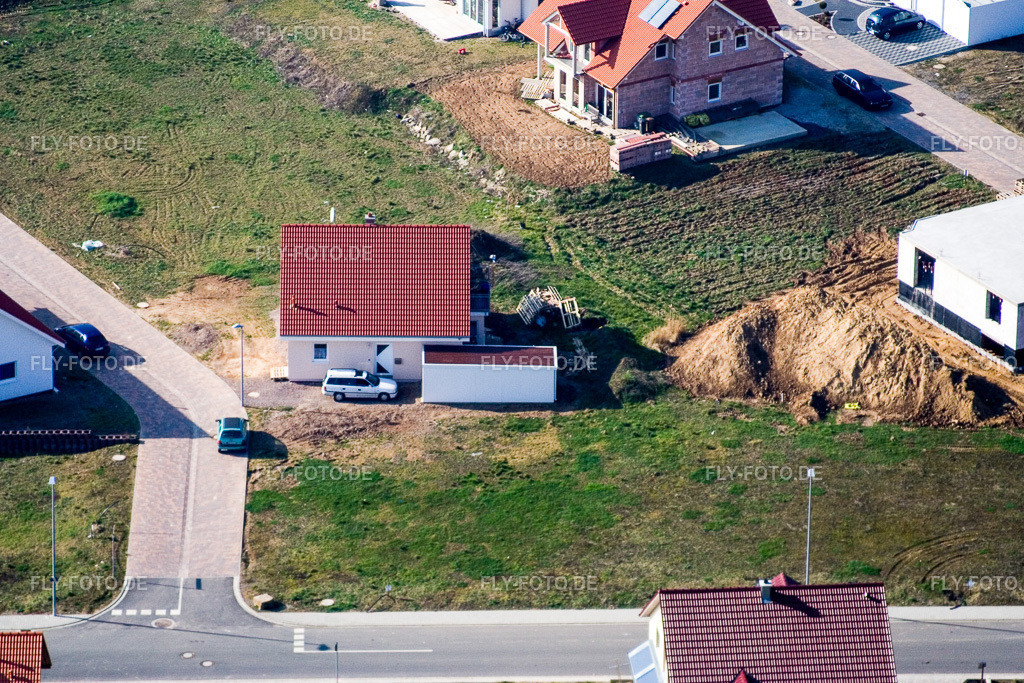 Neubaugebiet NO, Magdalena-Wingerter-Straße | Luftbild: Neubaugebiet NO, Magdalena-Wingerter-Straße im Ortsteil Schaidt in Wörth im Bundesland Rheinland-Pfalz in Deutschland. Foto: IMG_5248.jpg vom 18.02.2007 durch Werner Riehm/FLY-FOTO.de - Realisiert mit Pictrs.com