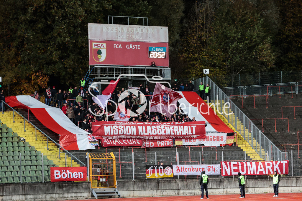 FC Augsburg II - FC Bayern Amateure | Die Fans der kleinen Bayern bedanken sich bei der Mannschaft / Zuschauer / Ultras / Mission Klassenerhalt