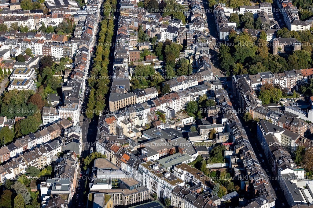 Lufbilder Aachen-6174 | Stadtansicht des Innenstadtbereiches an der Straße Oppenhoffallee in Aachen im Bundesland Nordrhein-Westfalen, Deutschland - Realisiert mit Pictrs.com