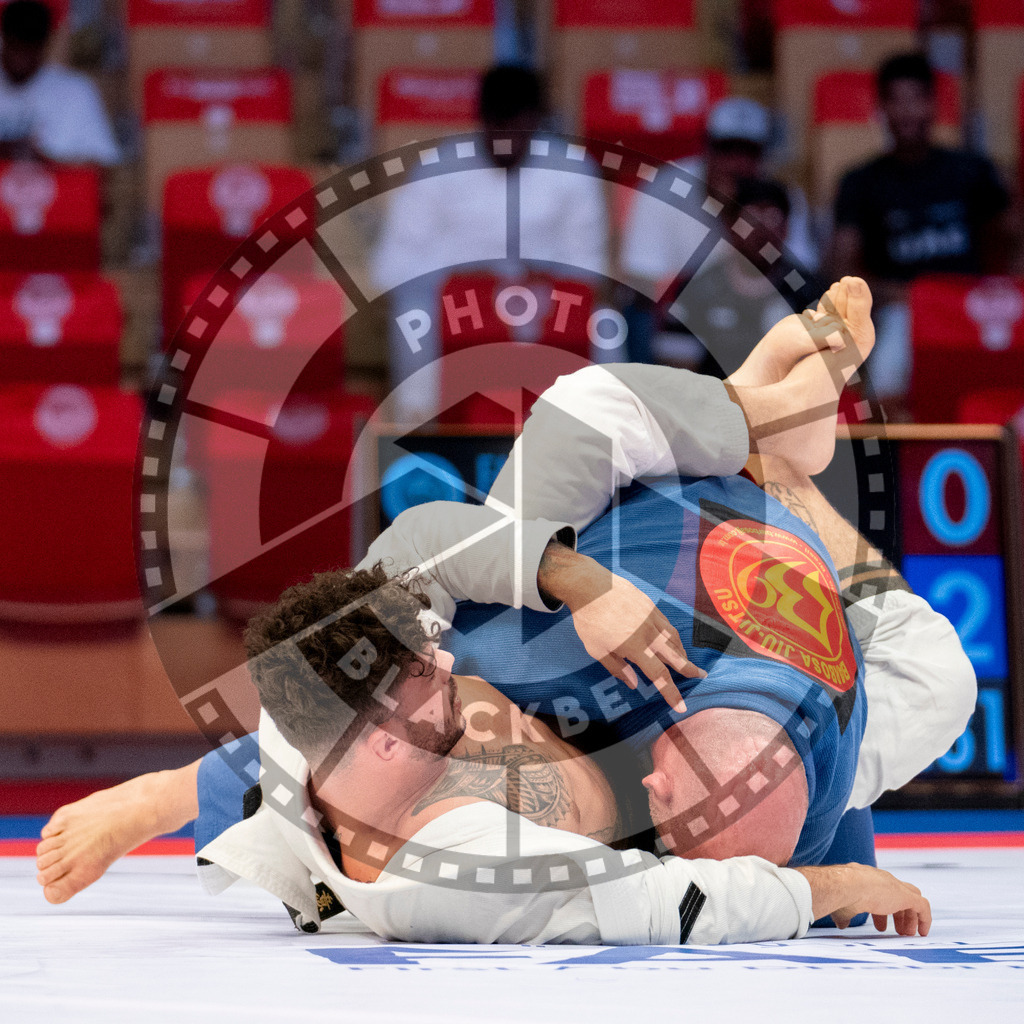 20231108PBB2024 | Fighters compete during the AJP World Professional Championship in the Mubadala Arena in Abu Dhabi, Arab United Emirates, on November 8, 2023.
