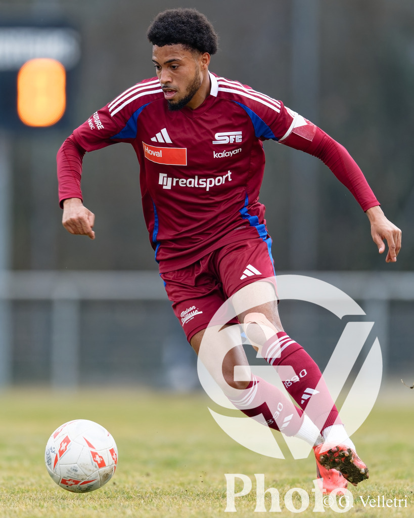 1ere Ligue Classic - Meyrin FC v Servette FC M-21 | during the 1ere Ligue Classic game between Meyrin FC and Servette FC M-21 at Stade des Arberes in Meyrin, Switzerland