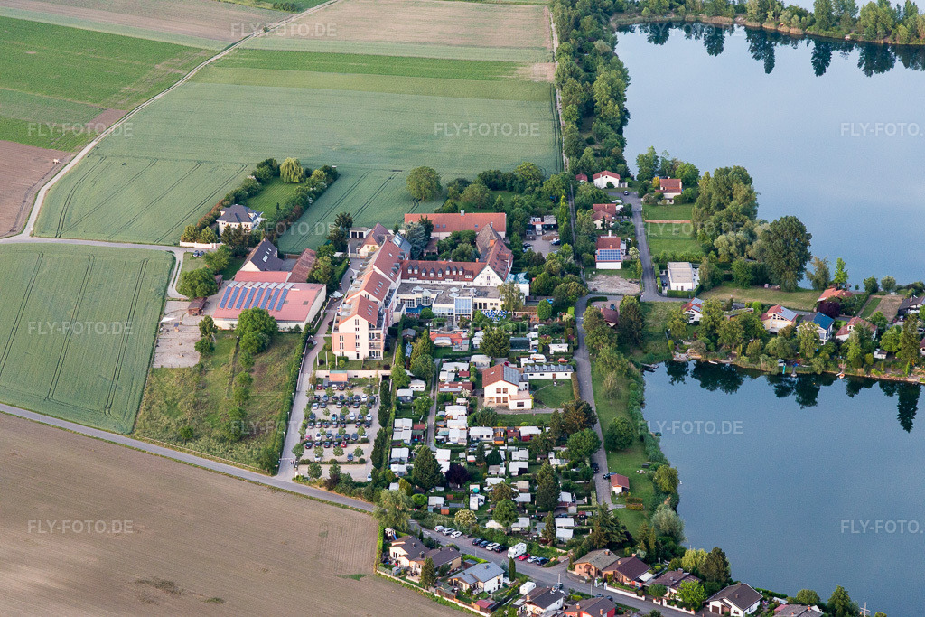Luftbild: Speyer, Binshof in Otterstadt im Bundesland Rheinland-Pfalz in Deutschland. Foto: IMG_107476.jpg vom 25.05.2018 durch Werner Riehm/FLY-FOTO.de