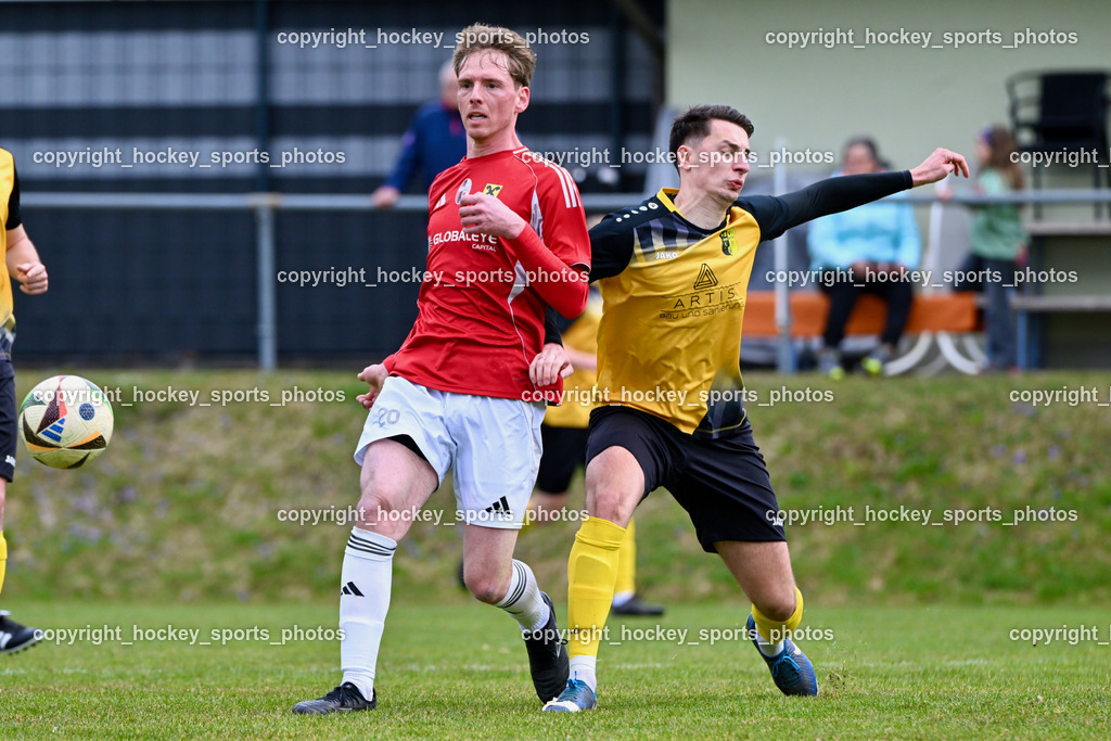 SV Arnoldstein vs. FC Union Sillian-Heinfels | #20 Marco Ortner FC Sillian, #5 Dino Benic SV Arnoldstein, SV Arnoldstein vs. FC Union Sillian-Heinfels, SV Arnoldstein vs. FC Union Sillian-Heinfels am 29.03.2026 in Arnoldstein (Waldparkstadion Arnoldstein), Austria, (Photo by Bernd Stefan)