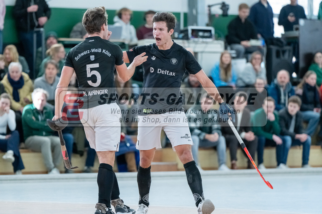 HK_20250202_102281 | 2. Bundesliga Halle Herren Club Raffelberg - Schwarz Weiss Köln am 2.2.2025 Halle am Raffelberg, Duisburg ,