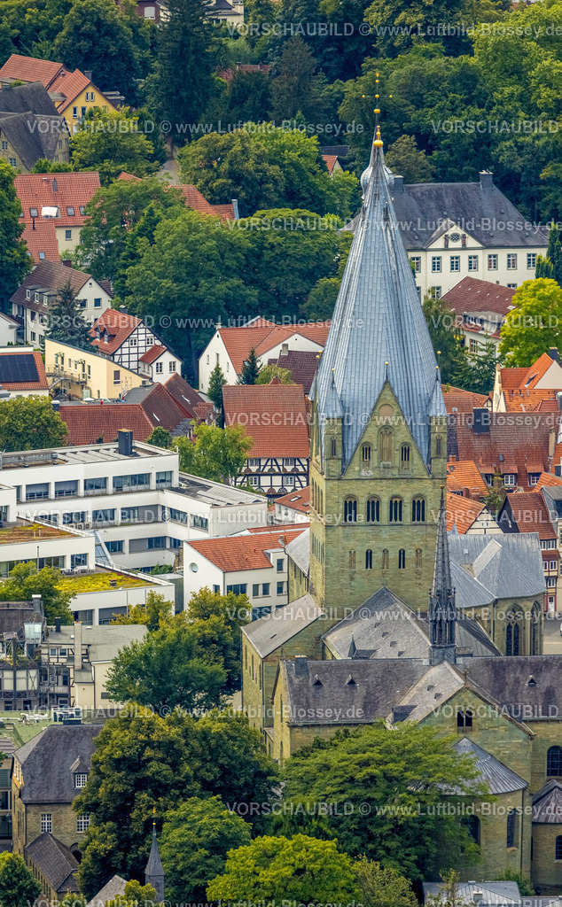 Soest240712672 | Luftbild, Altstadt mit St. Patrokli-Dom, Soest, Soester Börde, Nordrhein-Westfalen, Deutschland
