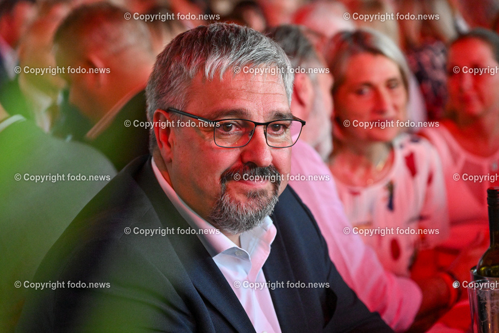 Bund Sozialdemokratischer AkademikerInnen Oberoesterreich_ rote Nacht 2023_ 06.07.2023-17 | 06.07.2023, Schloss Linz, AUT, Bund Sozialdemokratischer AkademikerInnen Oberoesterreich, rote Nacht 2023, im Bild Andreas Stangl (Praesident der Arbeiterkammer Ooe, OeGB-Landesvorsitzender)