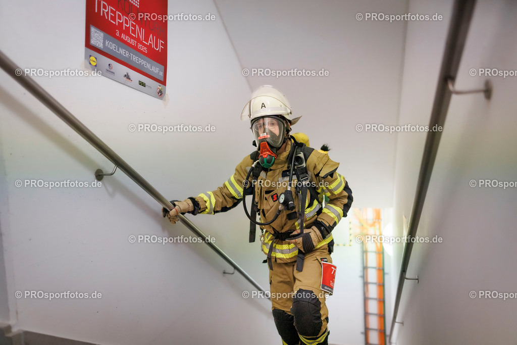 KölnTurm Treppenlauf; Köln, 03.08.2025 | Impressionen vom KölnTurm Treppenlauf am 03.08.2025 in Köln (Nordrhein-Westfalen). 
