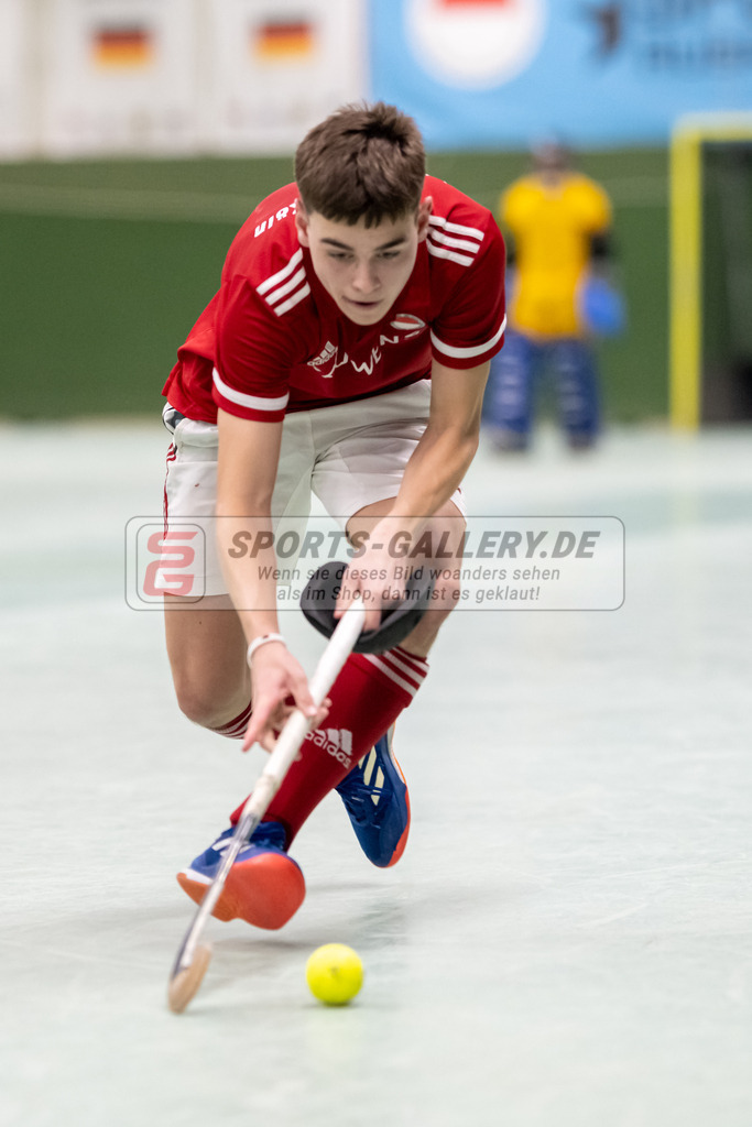 SFE_20230305_0116 | Deutsche Meisterschaft Männliche U16 Halle 2023 am 05.03.2023 in Köln (KTHC Stadion Rot-Weiss Köln Tennis and Hockey Club), Photo: Stephan Fehrmann 2022 (Sports-Gallery)