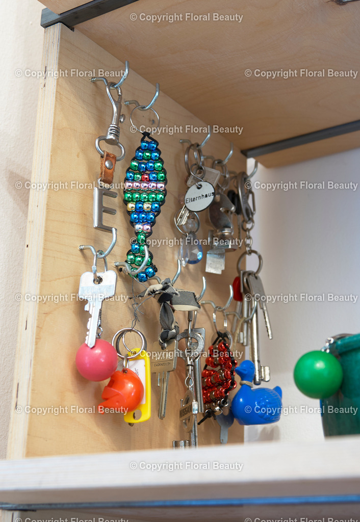 Schlüsselbrett | Schlüsselsammlung im Holzregal - Realized with Pictrs.com