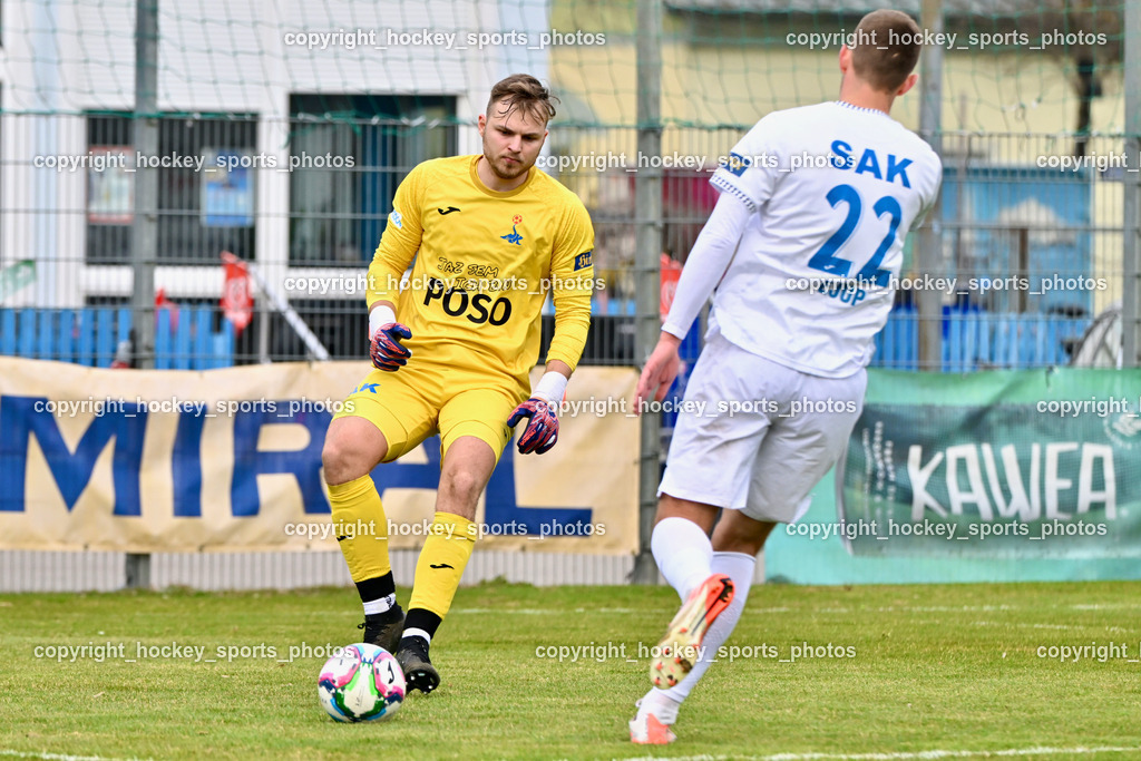 SAK vs. VST Völkermarkt | #99 Arian Rener SAK, #22 Leo Ejup SAK, SAK vs. VST Völkermarkt, SAK vs. VST Völkermarkt am 21.03.2026 in Klagenfurt (Sportpark Welzenegg), Austria, (Photo by Bernd Stefan)