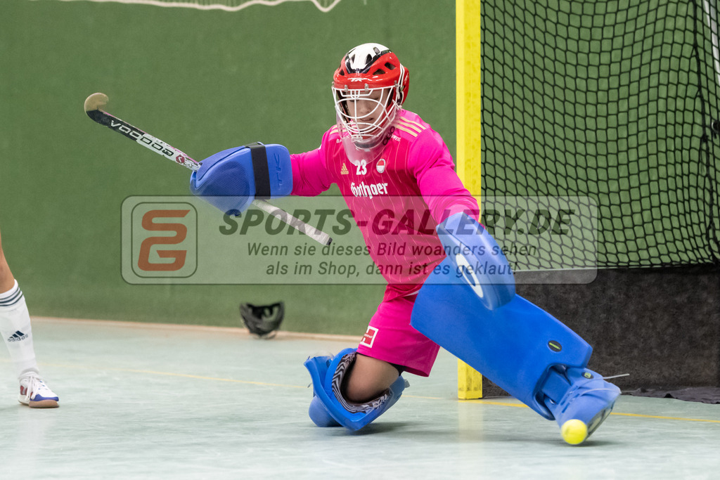 SFE_20230108_0054 | 1. Bundesliga Hockey Damen Rot-Weiss Köln - Düsseldorfer HC am 08.01.2023 in Köln (KTHC Stadion Rot-Weiss Köln Tennis and Hockey Club), Photo: Stephan Fehrmann 2022 (Sports-Gallery),Lisa Höllriegl ( Torfrau Rot-Weiss Köln #23 )
