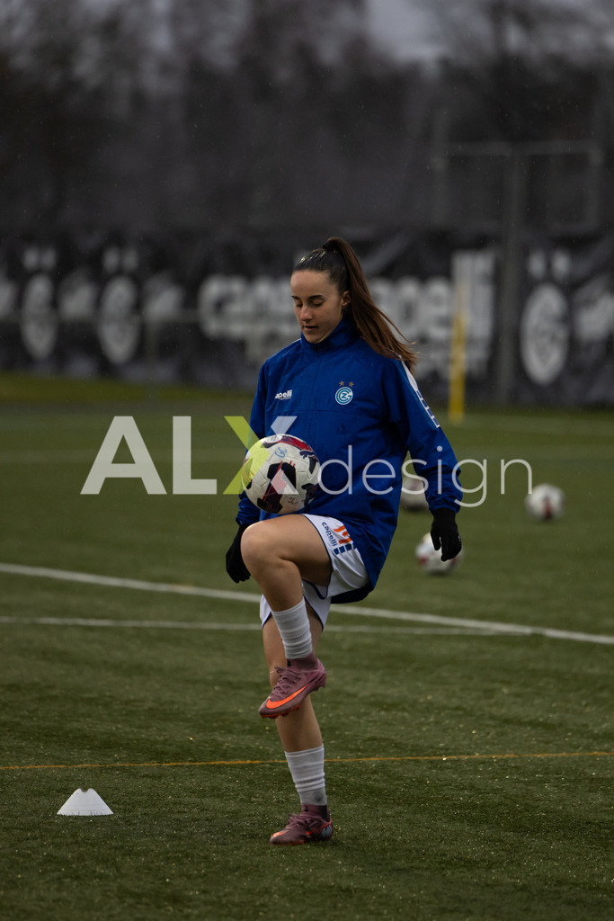 Fußball I Frauen I Saison 2025-2026 I AXA Women's Super League | Women I 14. Spieltag I Grasshoppers Club Zürich - FC Luzern I 14.02.2026 | 14 Nicole Arcangeli (IT) (GC Zürich) – Angriff - Realisiert mit Pictrs.com