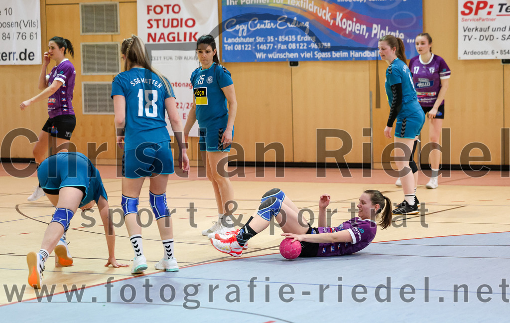 2023-03-11_028_SpVgg_Altenerding_gegen_SSG_Metten_Frauen | Erding, Deutschland, 11.03.2023:
Handball, Bezirksoberliga Frauen Altbayern 2022 / 2023, 13. Spieltag, SpVgg Altenerding gegen SSG Metten, Endergebnis: 32:26

Foto: Christian Riedel / fotografie-riedel.net