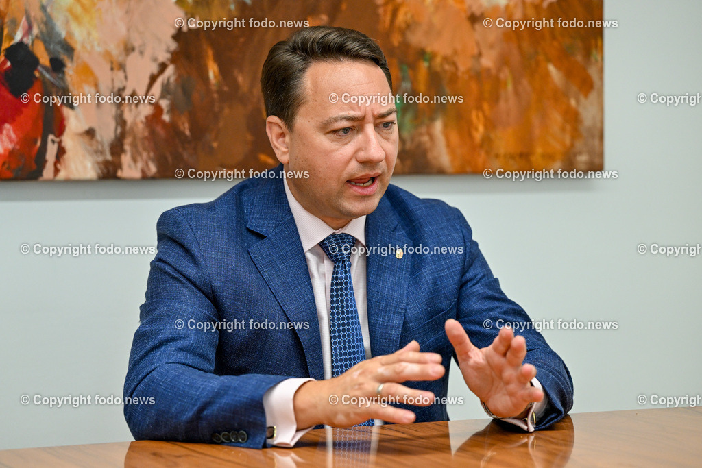 LH-Stv. Manfred Haimbuchner (FP)_ 16.08.2023-18 | 16.08.2023, Landhaus Linz, AUT, LH-Stv. Manfred Haimbuchner (FP), im Bild LH-Stv. Manfred Haimbuchner (FP)