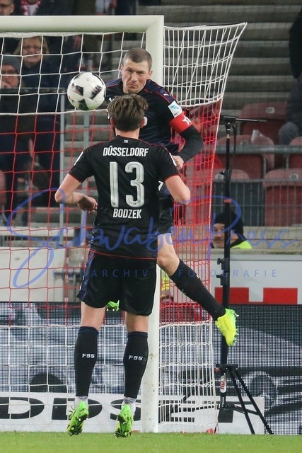 060217Ho256 | Oliver Fink (Fortuna Duesseldorf), Adam Bodzek (Fortuna Duesseldorf)
 / 2. BL; VfB Stuttgart vs Fortuna Duesseldorf, Germany, Merceds-Benz-Arena, Stuttgart, 20170206
