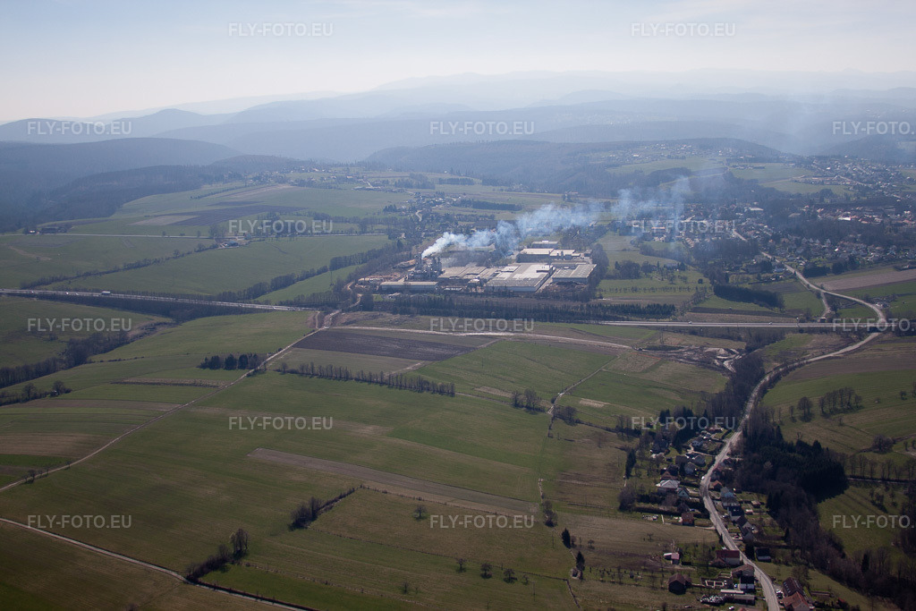Vue aérienne: Vue de la ville à Phalsbourg dans le département Moselle, France. Photo: IMG_38522.jpg prise le 20/03/2011 par Werner Riehm/FLY-FOTO.eu – Résolution de l'original: 4752 x 3168 px