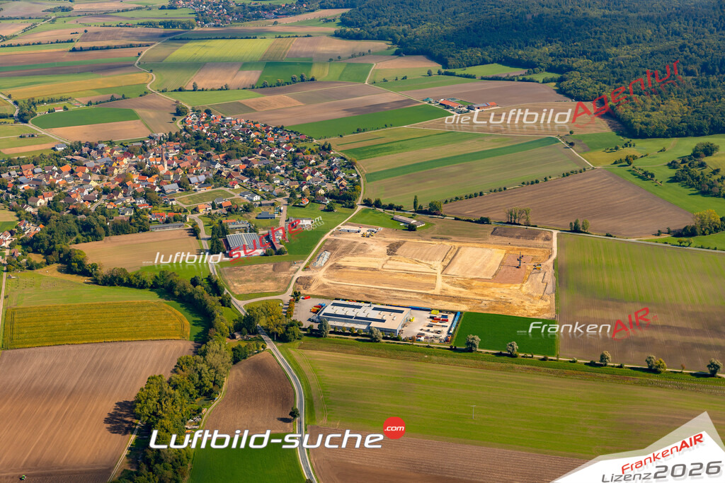 Luftaufnahme von  Wettringen - Die Luftaufnahme wurde 2025 vom UL-Flugzeug heraus erstellt ( keine Drohne ) - Hochauflösende Luftaufnahme - für professionelle Ausdrucke geeignet. Die Geschenkidee !Mit Lizenz und Bildrechte bestellbar