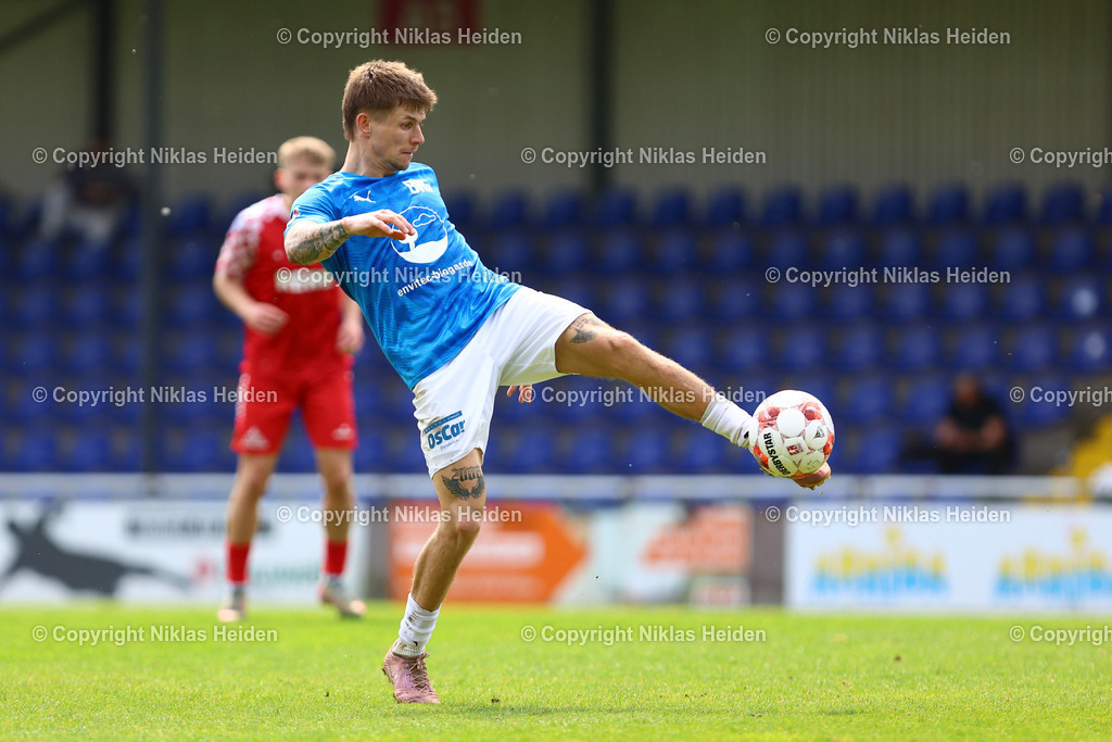 NH_FCEintrachtNorderstedt_BWLohne_RegionalligaNord_03052026 | #16 Jakub Westendorf (Blau-Weiß Lohne)Fußball I Herren I Regionalliga Nord I Saison 2025-2026 I 32. Spieltag I FC Eintracht Norderstedt - Blau-Weiß Lohne I 03.05.2026 I Edmund-Plambeck-Stadion