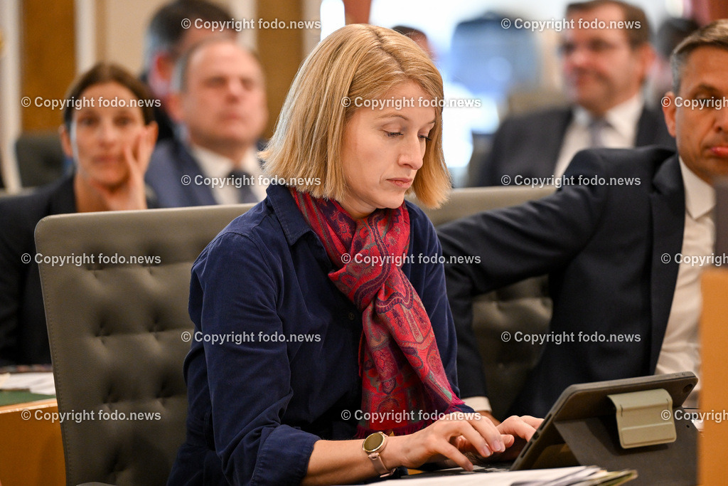 Landhaus Linz_ Promenade_ Landtagssitzung_ 11.04.2024-60 | 11.04.2024, Landhaus Linz AUT, Promenade, Landtagssitzung, im Bild LH-StvIn Christine Haberlander (VP)