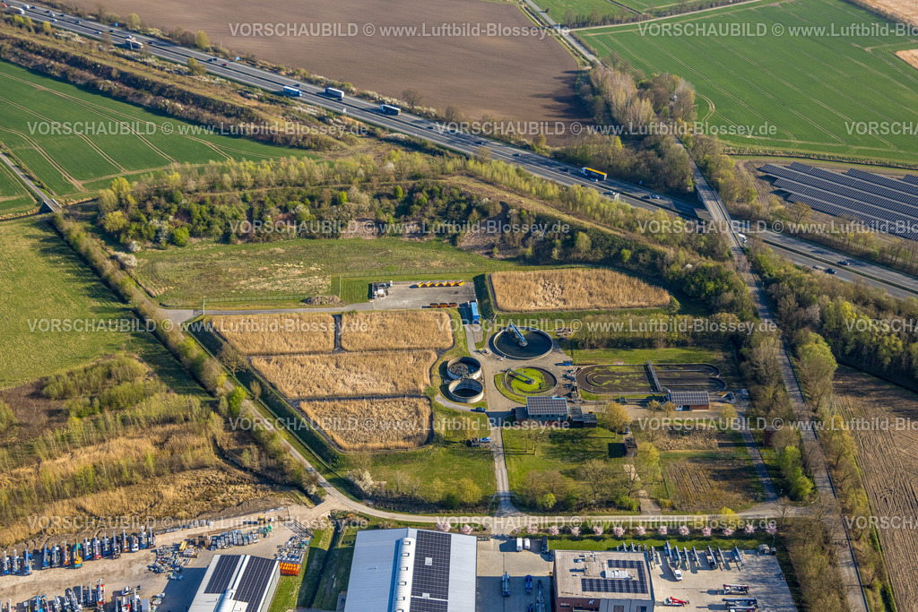 Ascheberg250400361 | Luftbild, Kläranlage Ascheberg, Ascheberg, Münsterland, Nordrhein-Westfalen, Deutschland,