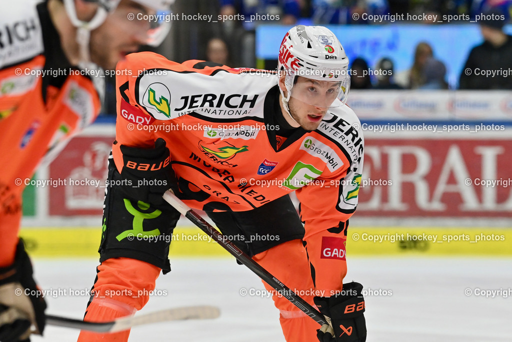EC IDM WÄRMEPUMPEN VSV vs. MOSER MEDICAL GRAZ99ERS | #52 Paul Huber Graz 99ers, EC IDM WÄRMEPUMPEN VSV vs. MOSER MEDICAL GRAZ99ERS, EC IDM WÄRMEPUMPEN VSV vs. MOSER MEDICAL GRAZ99ERS am 17.03.2026 in Villach (Stadthalle Villach), Austria, (Photo by Bernd Stefan)