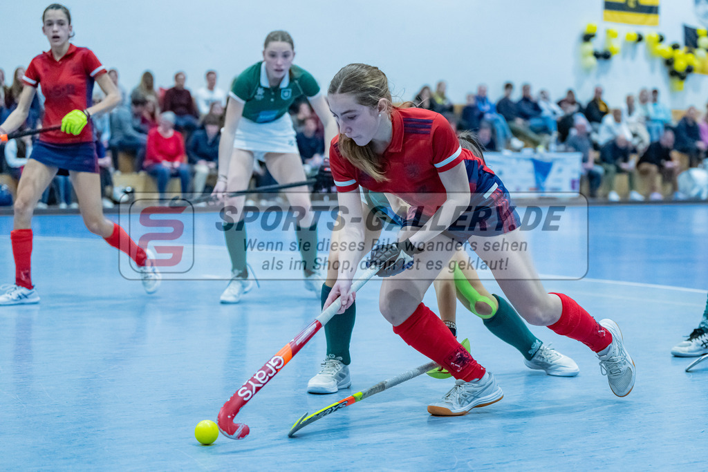 HK_20240303_109157 | Spiel um Platz 3 Deutsche Meisterschaft WU16 am 3.3.2024 Halle DHC, Düsseldorf ,