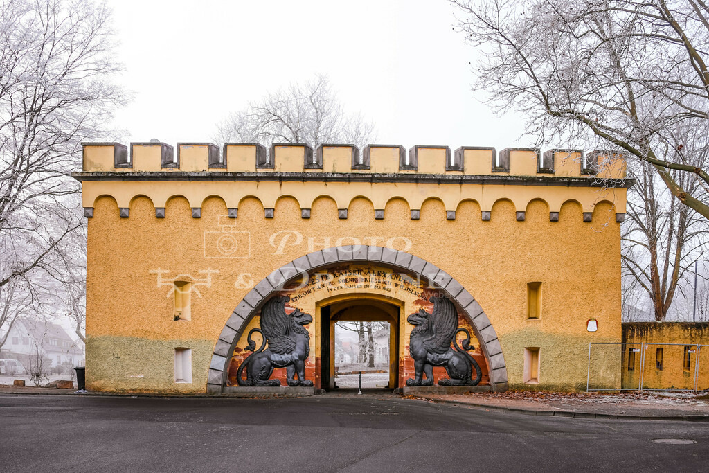 Löwentor Koblenz Feste Kaiser Alexander-4706 | Das imposante Löwentor auf der Koblenzer Karthause - der ehemalige Haupteingang zur Feste Kaiser Alexander. Ein beeindruckendes Beispiel für klassizistischen Baustil und der einzige gut erhaltene Teil dieser ehemals größten Einzelfestung Europas aus den Jahren 1822/1824 - Realisiert mit Pictrs.com