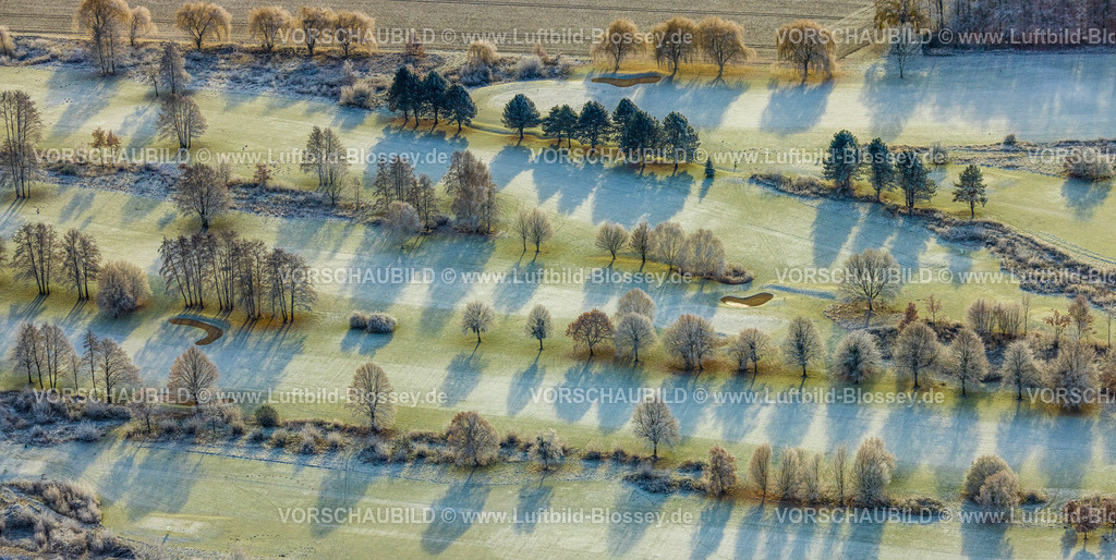 Hamm221201040GolfplatzDrechen | Luftbild, Winterlicher Golfplatz Gut Drechen, Rhynern, Hamm, Ruhrgebiet, Nordrhein-Westfalen, Deutschland
