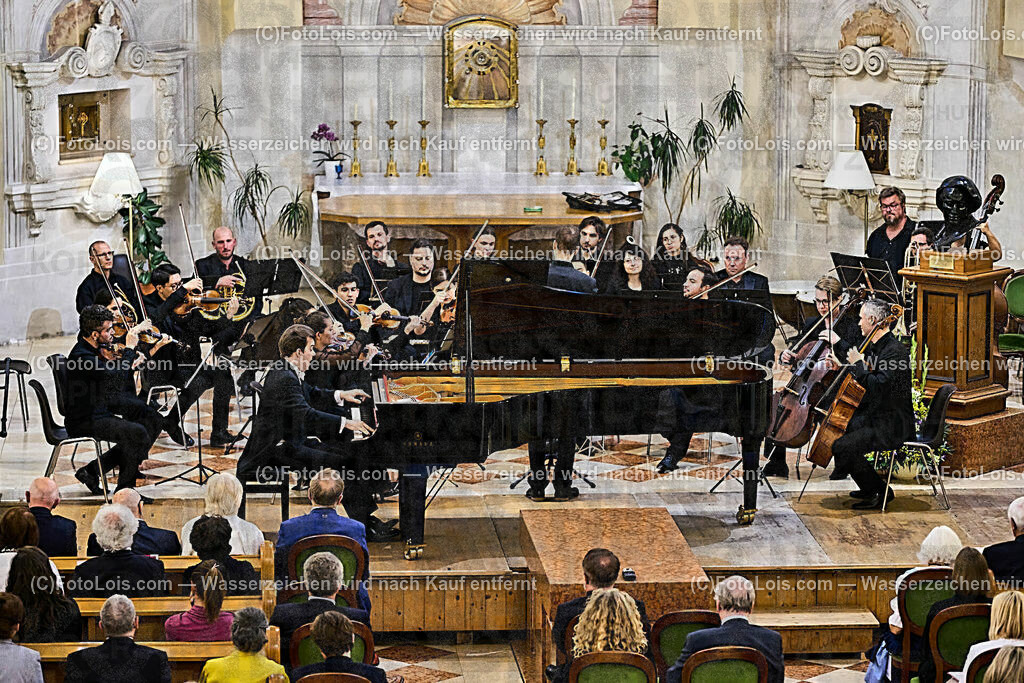 ALP0556_XXXIX_Chopin-Festival_Camerata Mozartiana_Wunder Ingolf | (C)FotoLois.com, Alois Spandl, XXXIX. internationales CHOPIN-Festival in der Kartause Gaming, Eröffnungskonzert in der Kartausenkirche mit Janusz Olejniczak (Klavier), Camerata Marzatiana unter Daniel Auner, Johanna Doderer (Komponistin), Natalia Rehling (Klavier), Ingolf Wunder (Klavier), Fr 4. August 2023.