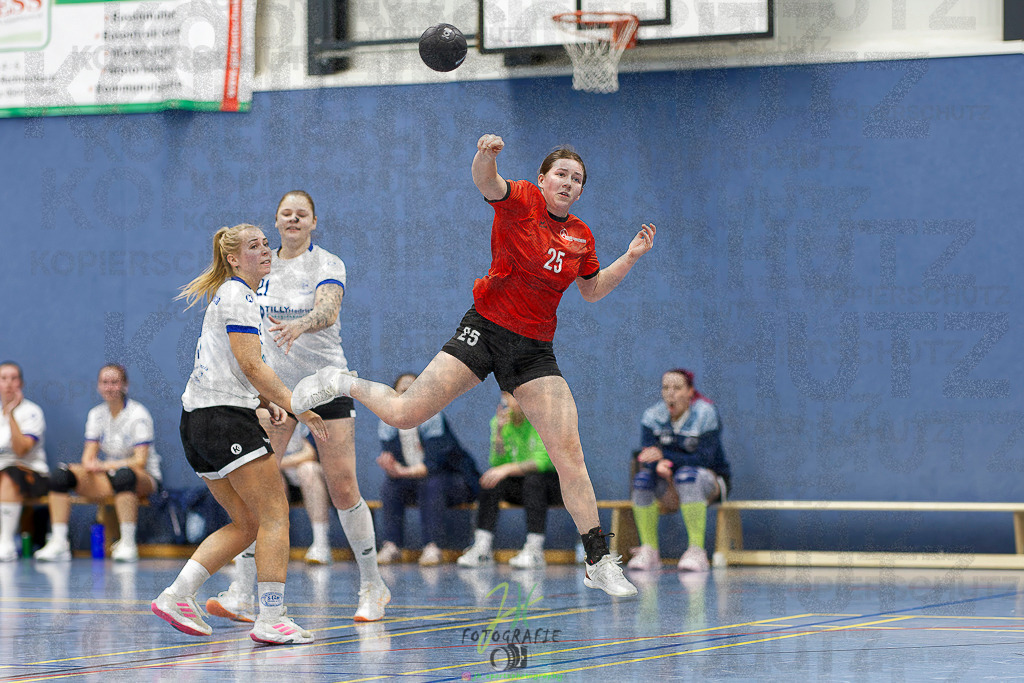 Frauen 2. Bezirksklasse; SG Rechtenbach - HSG Linden II | Frauen 2. Bezirksklasse; SG Rechtenbach - HSG Linden II am 16.11.2025 in Rechtenbach (Sporthalle Rechtenbach)Photo © 2025 - Jörg Heinrich - Realisiert mit Pictrs.com
