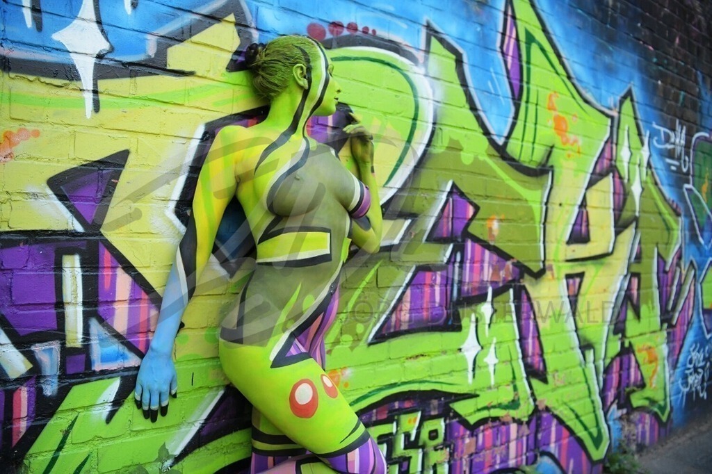 Bodypainting-GREENGRAFFITI_0569 | #003 | Modell: Fee | Foto: Thorsten Ohmacht - Realisiert mit Pictrs.com
