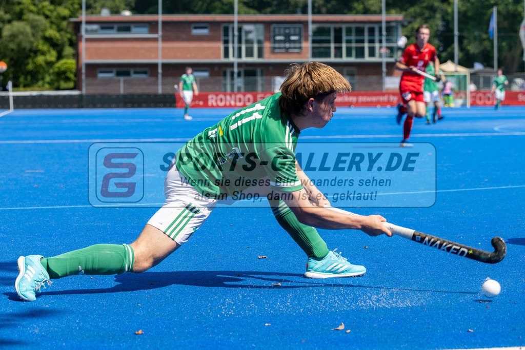 SFE_20230709_0018 | EuroHockey EM U18 Boys Belgium vs Ireland am 09.07.2023 in Krefeld (Gerd-Wellen-Hockeyanlage), Photo: Stephan Fehrmann 2023 (Sports-Gallery)