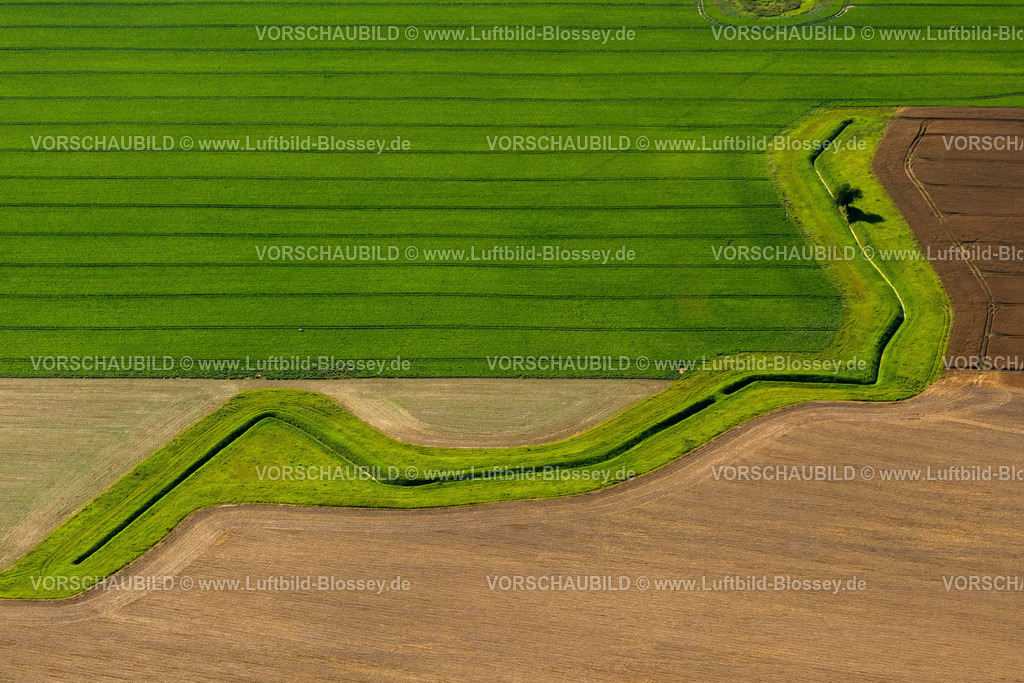 Anklam12083989 |  Entwässerungsgraben, Feld, Graphische Landschaft, Groß Polzin, Ostsee, Mecklenburg-Vorpommern, Deutschland, Europa