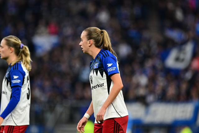 Fußball I Frauen I Saison 2025-2026 I DFB-Pokal I Achtelfinale I Hamburger SV - Bayer 04 Leverkusen I 15852 | Der Sportfotograf. - Realisiert mit Pictrs.com