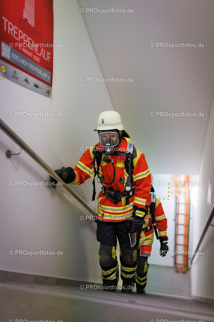 KölnTurm Treppenlauf; Köln, 03.08.2025 | Impressionen vom KölnTurm Treppenlauf am 03.08.2025 in Köln (Nordrhein-Westfalen). 