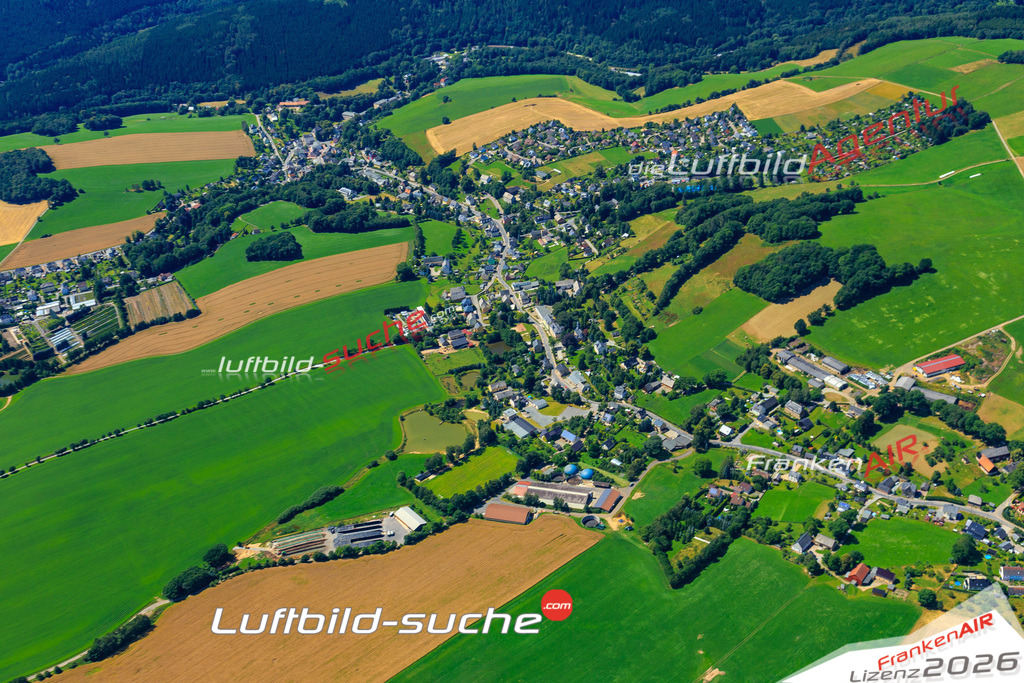 Die Luftaufnahme Dittersdorf - Amtsberg wurde vom UL-Flugzeug (keine Drohne) aus fotografiert.Hohe Druck- Auflösung-die Geschenkidee!